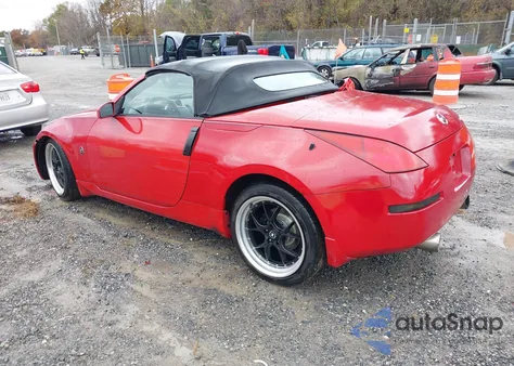 2004 Nissan 350Z Enthusiast из США, поврежденный, VIN JN1AZ36A04T011275